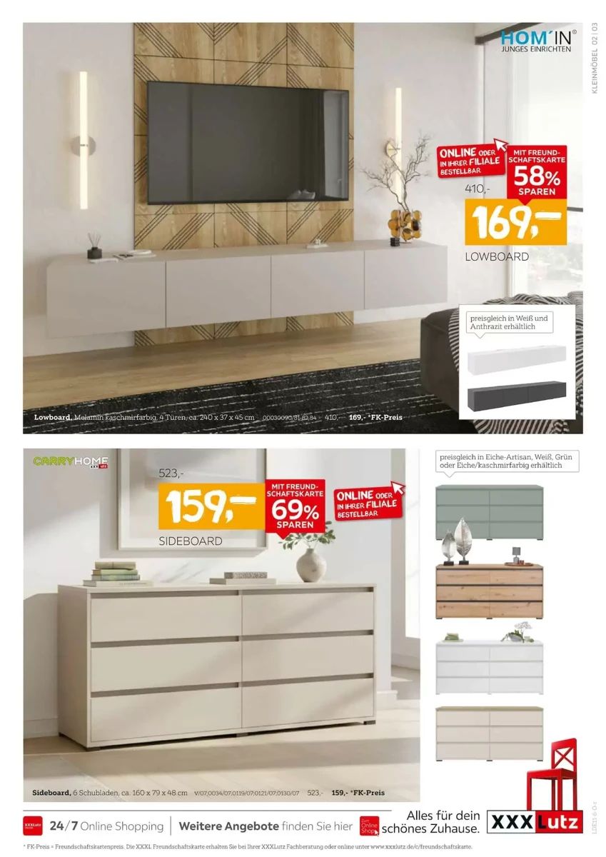 Prospekt XXXLutz, Seite 3 von 10