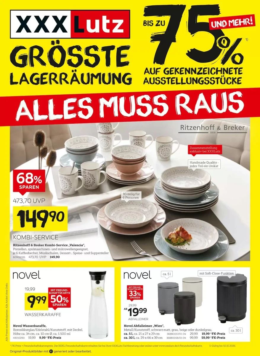 Prospekt XXXLutz, Seite 1 von 8