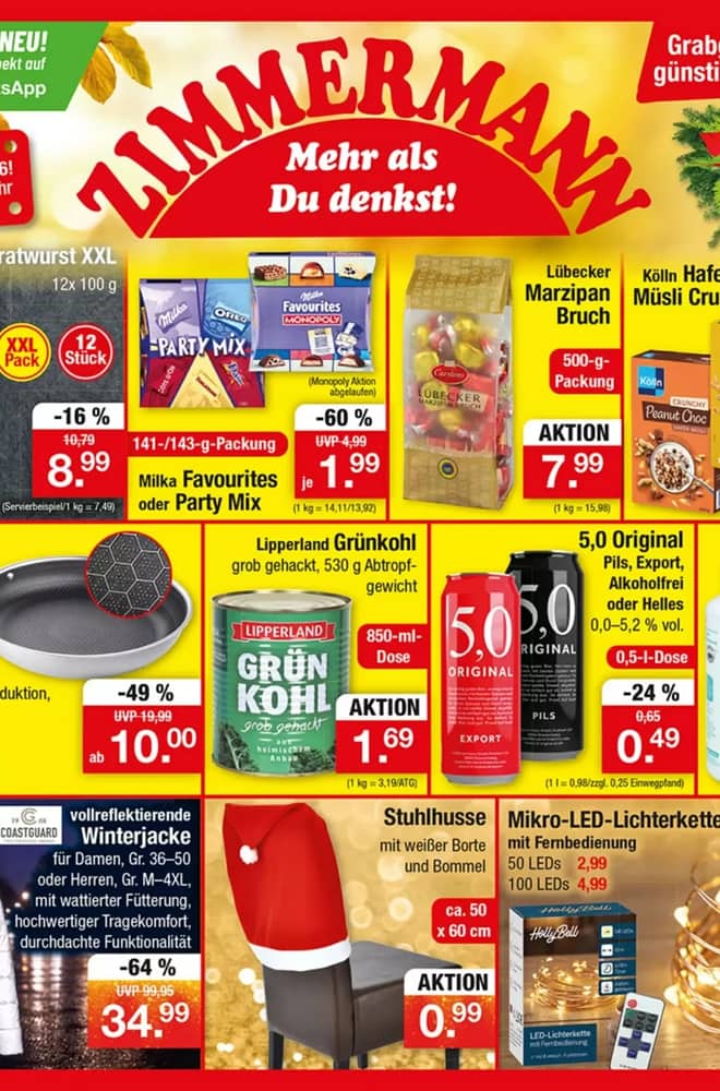 Titelseite des Prospekts von Zimmermann, gültig 2–7 November 2026