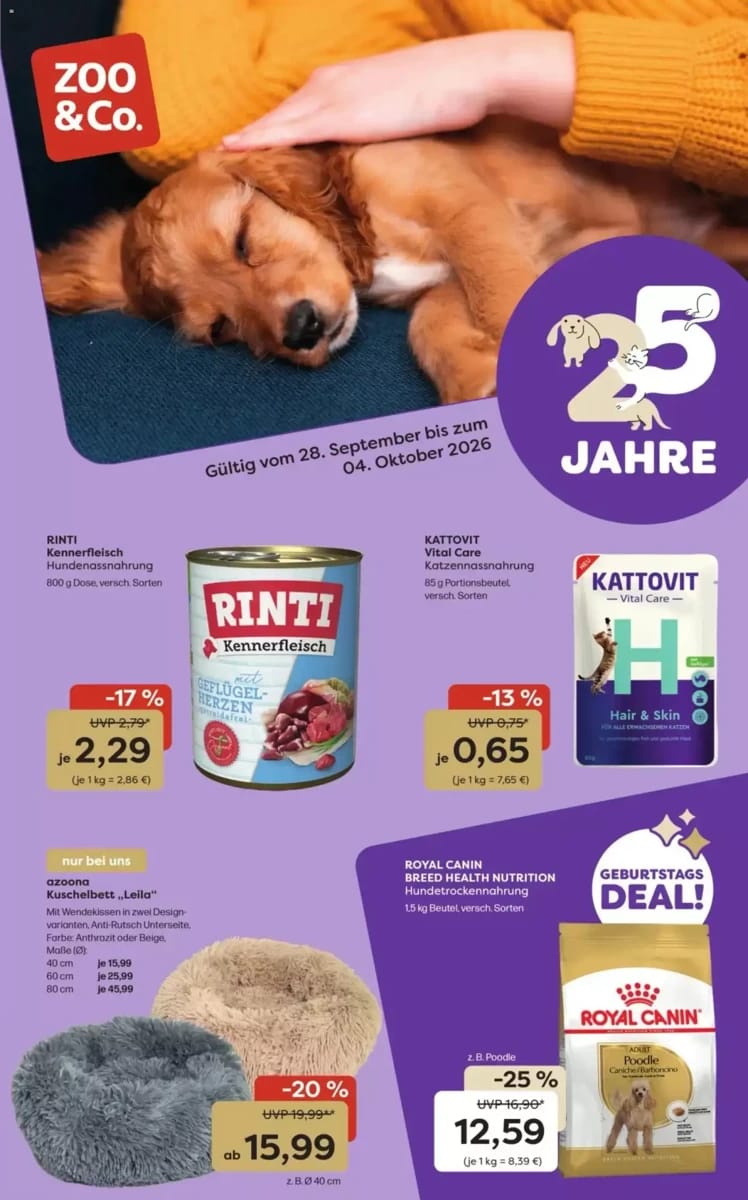 Prospekt Zoo & Co., Seite 1 von 12