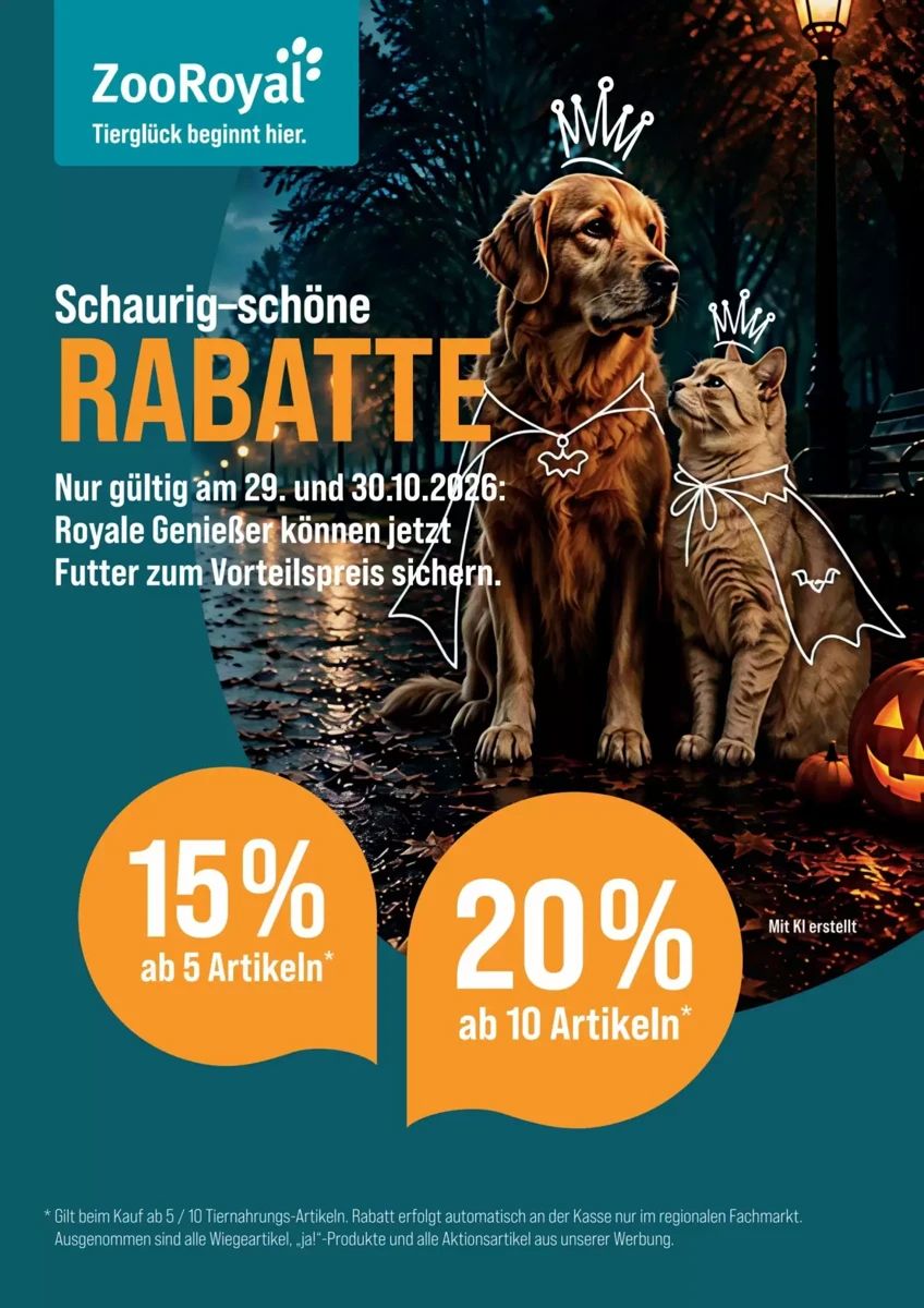 Prospekt Zooroyal, Seite 1 von 2