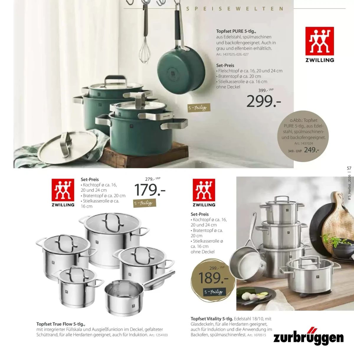 Prospekt Zurbrüggen, Seite 57 von 108